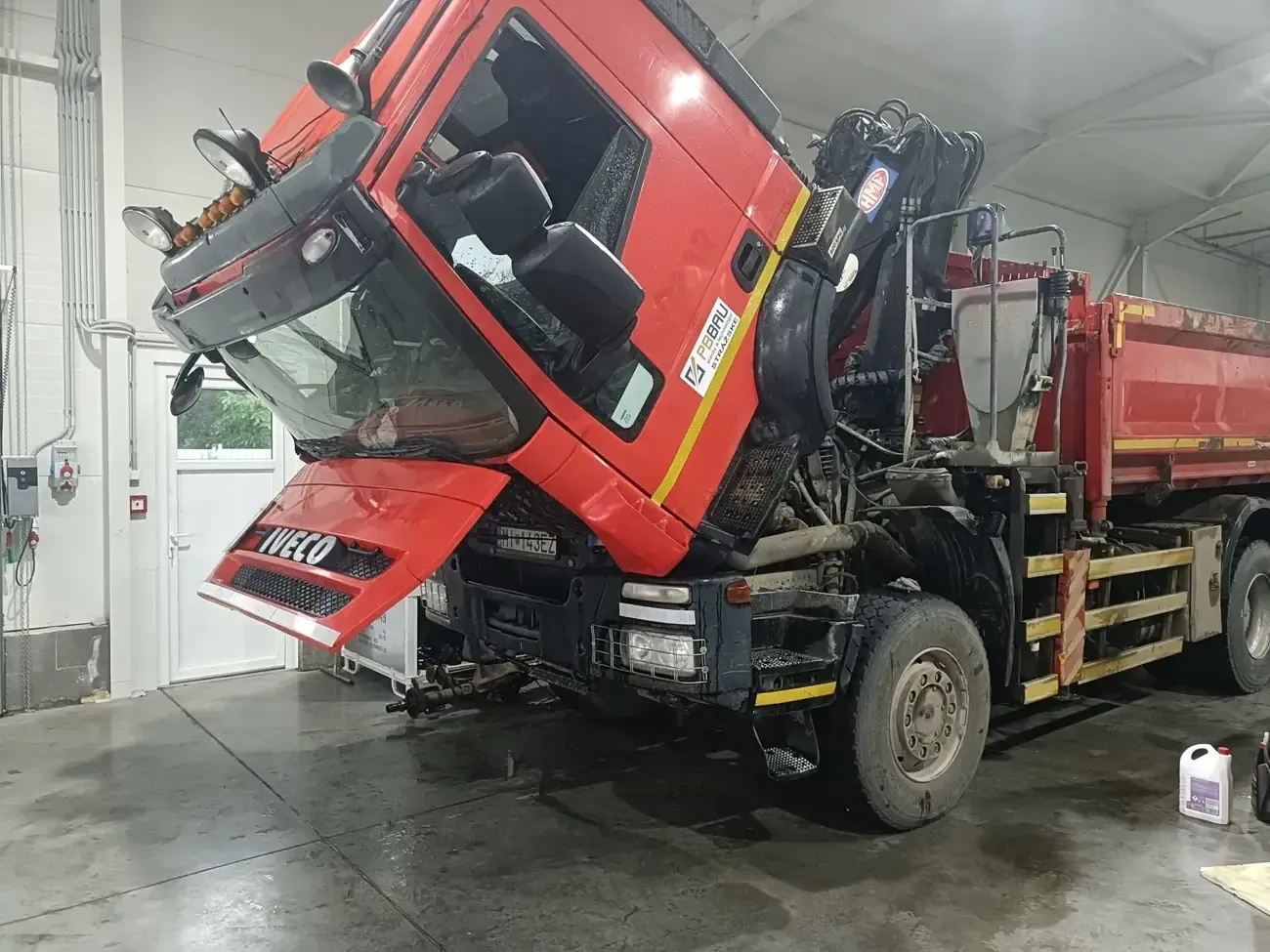 Oprava riadenia nákladného auta Iveco